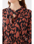 LC WAIKIKI Rochie cu animal print si cordon in talie - Pled.ro