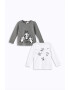 LC WAIKIKI Set de bluze cu imprimeu panda - 2 piese - Pled.ro