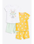 LC WAIKIKI Set de pijama de bumbac cu imprimeu - 2 perechi - Pled.ro