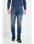 Lee Cooper Blugi barbat slim cu aspect decolorat si cu logo atasat Albastru - Pled.ro