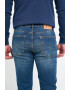 Lee Cooper Blugi barbat slim cu aspect decolorat si cu logo atasat Albastru - Pled.ro