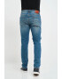 Lee Cooper Blugi barbat slim cu logo si aspect decolorat Albastru - Pled.ro