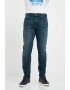 Lee Cooper Blugi barbat slim cu un aspect decolorat si logo atasat Albastru - Pled.ro