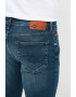 Lee Cooper Blugi barbat slim cu un aspect decolorat si logo atasat Albastru - Pled.ro