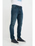 Lee Cooper Blugi barbat slim cu un aspect decolorat si logo atasat Albastru - Pled.ro