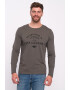 Lee Cooper Bluza de bumbac cu imprimeu logo Maro taupe - Pled.ro