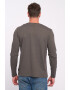 Lee Cooper Bluza de bumbac cu imprimeu logo Maro taupe - Pled.ro