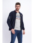 Lee Cooper Bluza sport din amestec de bumbac cu fermoar si detalii contrastante - Pled.ro