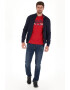 Lee Cooper Cardigan cu fermoar si mansete striate - Pled.ro