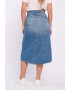 Lee Cooper Fusta midi din denim - Pled.ro