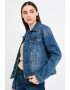 Lee Cooper Jacheta dama din denim cu buzunare Albastru - Pled.ro