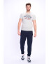 Lee Cooper Pantaloni sport cu talie medie si snur in talie - Pled.ro