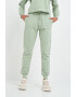 Lee Cooper Pantaloni sport dama cu buzunare si logo aplicat Verde - Pled.ro