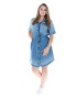 Lee Cooper Rochie de denim cu cordon in talie - Pled.ro