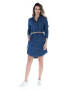 Lee Cooper Rochie de denim cu snur in talie - Pled.ro