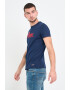 Lee Cooper Tricou barbat cu logo aplicat Albastru - Pled.ro