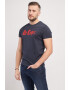 Lee Cooper Tricou cu decolteu la baza gatului si imprimeu logo - Pled.ro