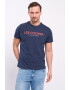 Lee Cooper Tricou cu decolteu la baza gatului si imprimeu logo - Pled.ro