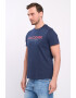 Lee Cooper Tricou cu decolteu la baza gatului si imprimeu logo - Pled.ro