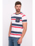 Lee Cooper Tricou cu dungi si buzunar pe piept - Pled.ro