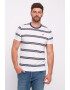 Lee Cooper Tricou cu dungi si decolteu la baza gatului - Pled.ro