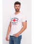 Lee Cooper Tricou cu imprimeu logo si decolteu in V - Pled.ro