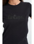 Lee Cooper Tricou dama cu maneca scurta si text logo Rosu - Pled.ro