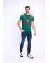 Lee Cooper Tricou de bumbac cu decolteu la baza gatului - Pled.ro