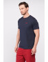 Lee Cooper Tricou de bumbac cu fenta cu nasturi - Pled.ro