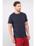 Lee Cooper Tricou de bumbac cu fenta cu nasturi - Pled.ro