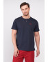 Lee Cooper Tricou de bumbac cu fenta cu nasturi - Pled.ro