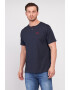 Lee Cooper Tricou de bumbac cu fenta cu nasturi - Pled.ro