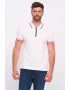 Lee Cooper Tricou polo de bumbac cu fenta cu fermoar - Pled.ro