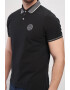 Lee Cooper Tricou polo din material pique cu detalii contrastante - Pled.ro