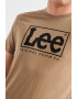 Lee Tricou regular fit de bumbac cu imprimeu logo Wobbly - Pled.ro