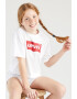 Levi's Kids Tricou cu imprimeu logo si maneci cazute - Pled.ro