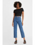 Levi's Blugi crop drepti Ribcage - Pled.ro