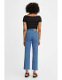 Levi's Blugi crop drepti Ribcage - Pled.ro