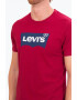 Levi's Tricou barbati din bumbac imprimeu cu logo birziniu - Pled.ro