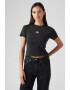 Levi's Tricou crop cambrat Essential - Pled.ro