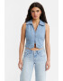 Levi's Vesta crop din denim Lilou - Pled.ro