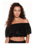 LingaDore Bluza crop din dantela pentru plaja - Pled.ro