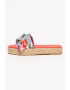 Liu Jo Papuci flatform tip espadrile cu imprimeu floral - Pled.ro