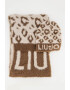 Liu Jo Set de caciula si fular pufoase cu animal print - Pled.ro