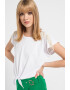 Liu Jo Tricou crop cu detaliu nod - Pled.ro