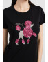 Liu Jo Tricou cu imprimeu cu poodle - Pled.ro