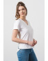 Liu Jo Tricou de bumbac cu model perforat pe partea din spate - Pled.ro