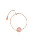 Loisir by Oxette Bratara placata cu aur rose de 18 K si decorata cu cristale - Pled.ro