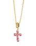 Loisir by Oxette Colier placat cu aur de 18K si decorat cu pandantiv in forma de cruce - Pled.ro