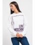 Love Moschino Bluza de trening cu imprimeu logo - Pled.ro